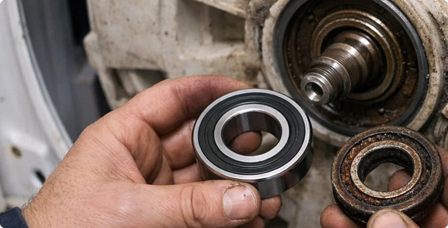 Замена подшипников Samsung WF1602WQR